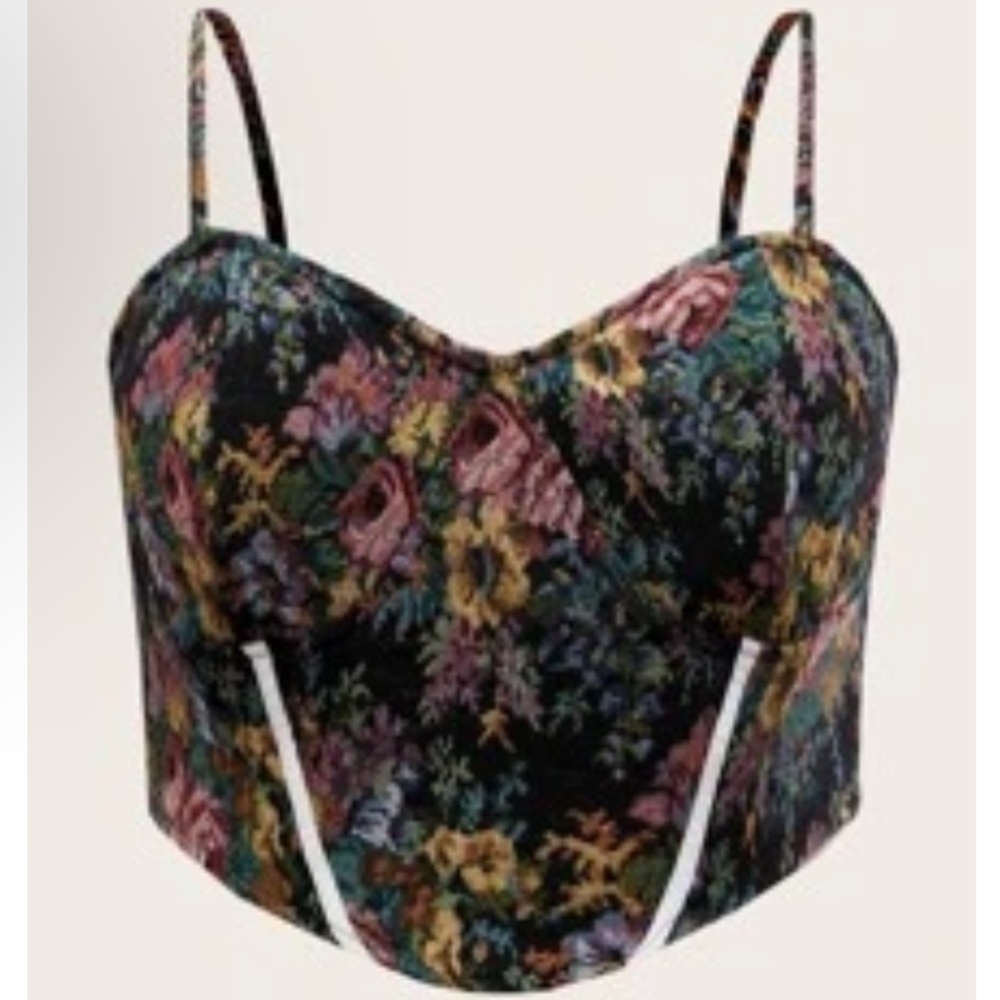 Floral Bustier Cami Top